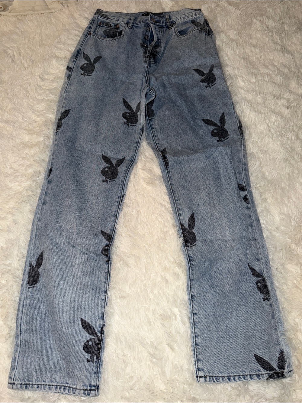 Light Blue PlayBoy Bunny Pacsun Jeans